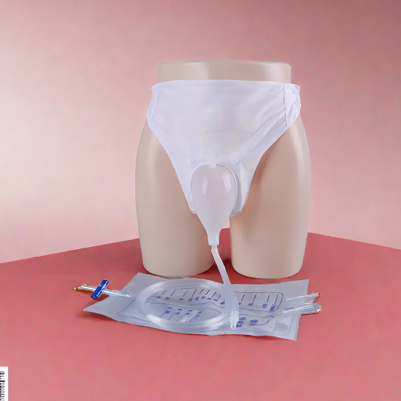 Saco de orina portátil para hombres para catéteres urinarios externos de colección para el hogar clase I