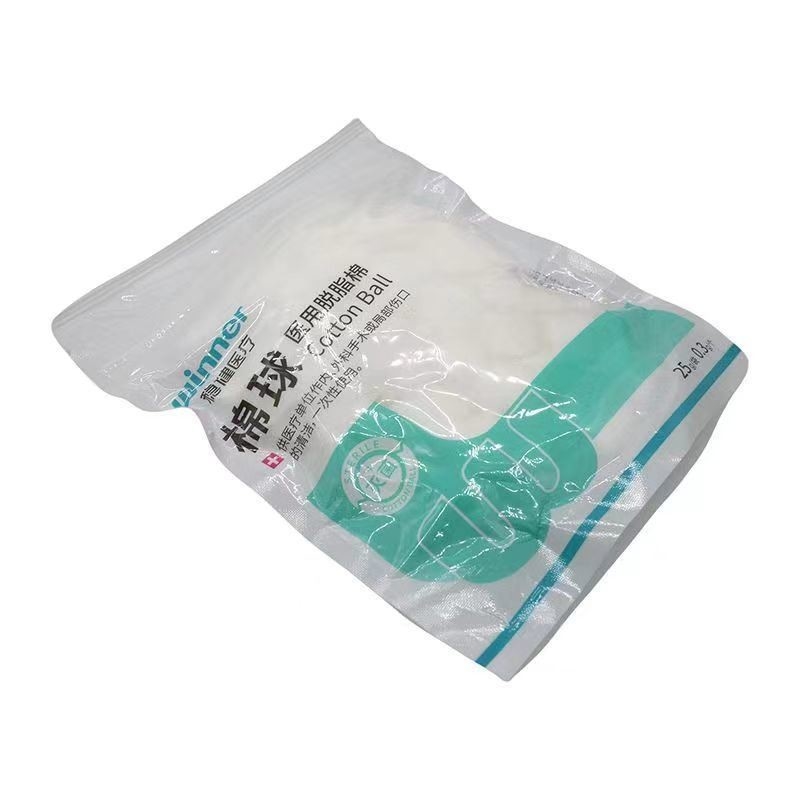 Bollas de algodón 100% de algodón puro absorbentes para un rendimiento blando y elástico médico