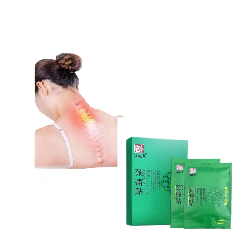 2PCS/Caja Pegatina de moxibustión caliente de lechuga ISO13485 Certificada para dolor de cuello y hombro