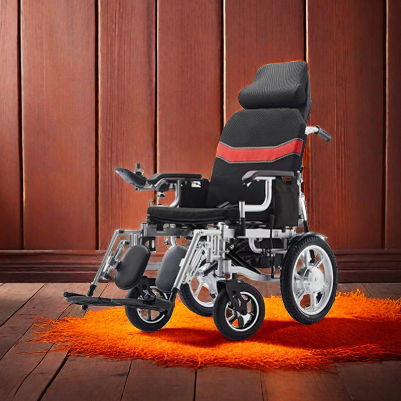 Silla de ruedas con accionamiento de voltaje de 24 V para el hogar ligera Peso de carga de 120 kg