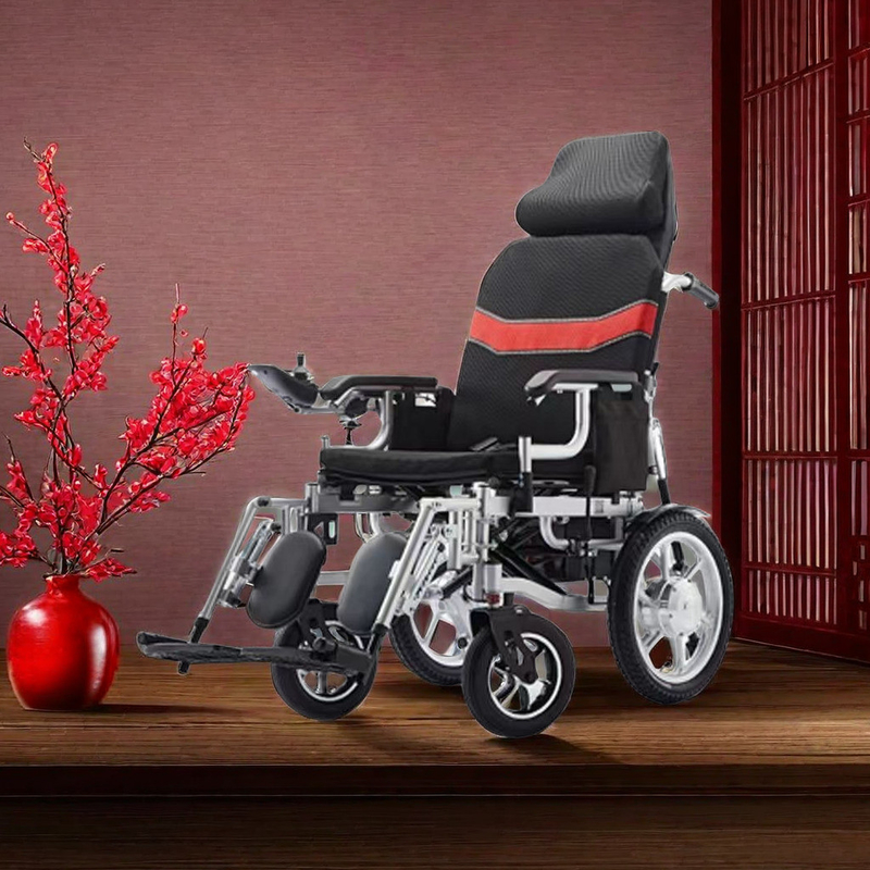 Silla de ruedas fácil de usar para ancianos con baño Dimensiones generales 108*67*91cm Peso de carga 120kg