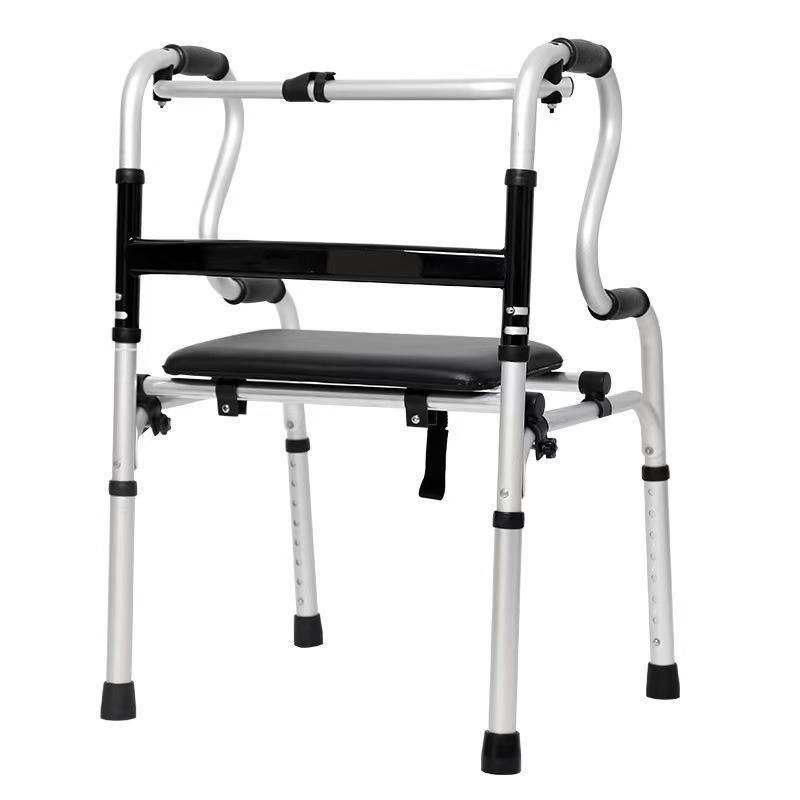 Caminante de marco de pie para ancianos de carga de 18/0kg sin ruedas duradero cómodo